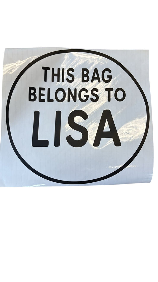 🎒 PERSONALISEER JOUW KOFFERSTICKER