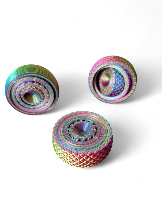🌈 3D Regenboog Fidget Spinner – Made by Mees 🌈